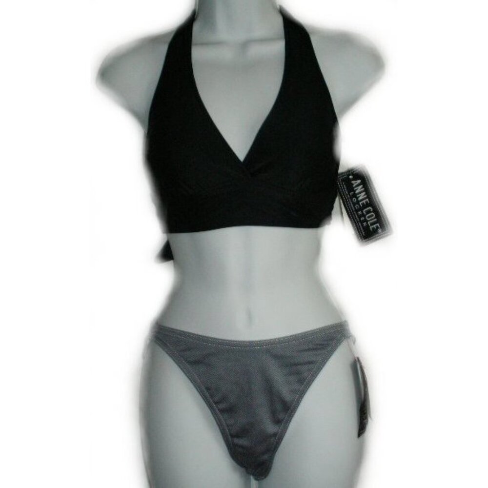 Anne Cole Locker Bikini - Sz S - NEW